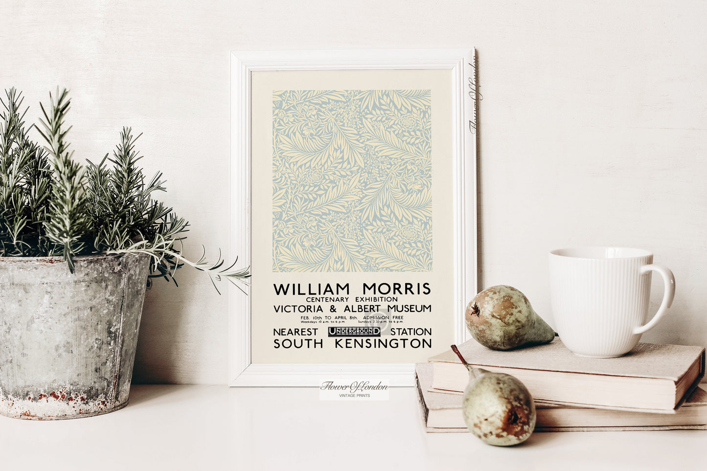 William Morris Larkspur Print