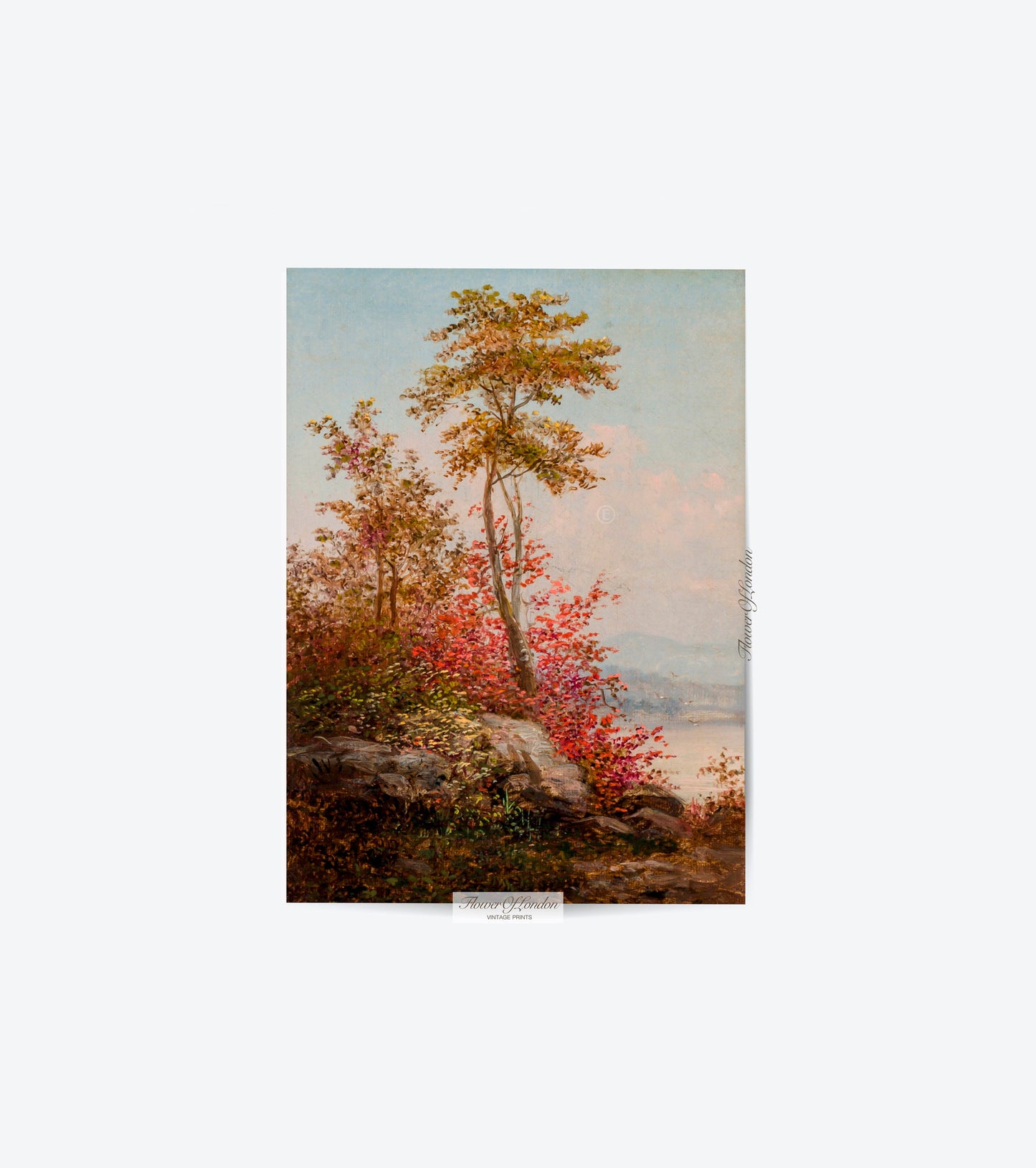 Antique Autumn Landscape Print #17