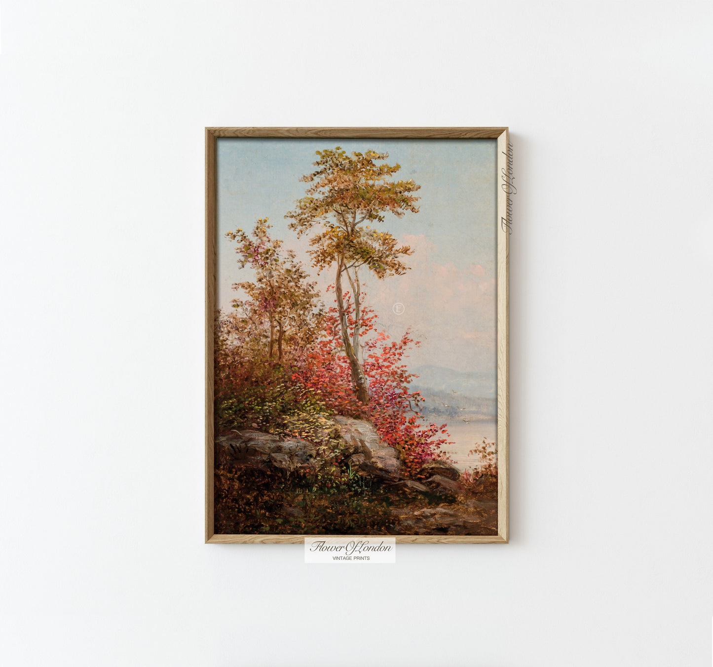 Antique Autumn Landscape Print #17