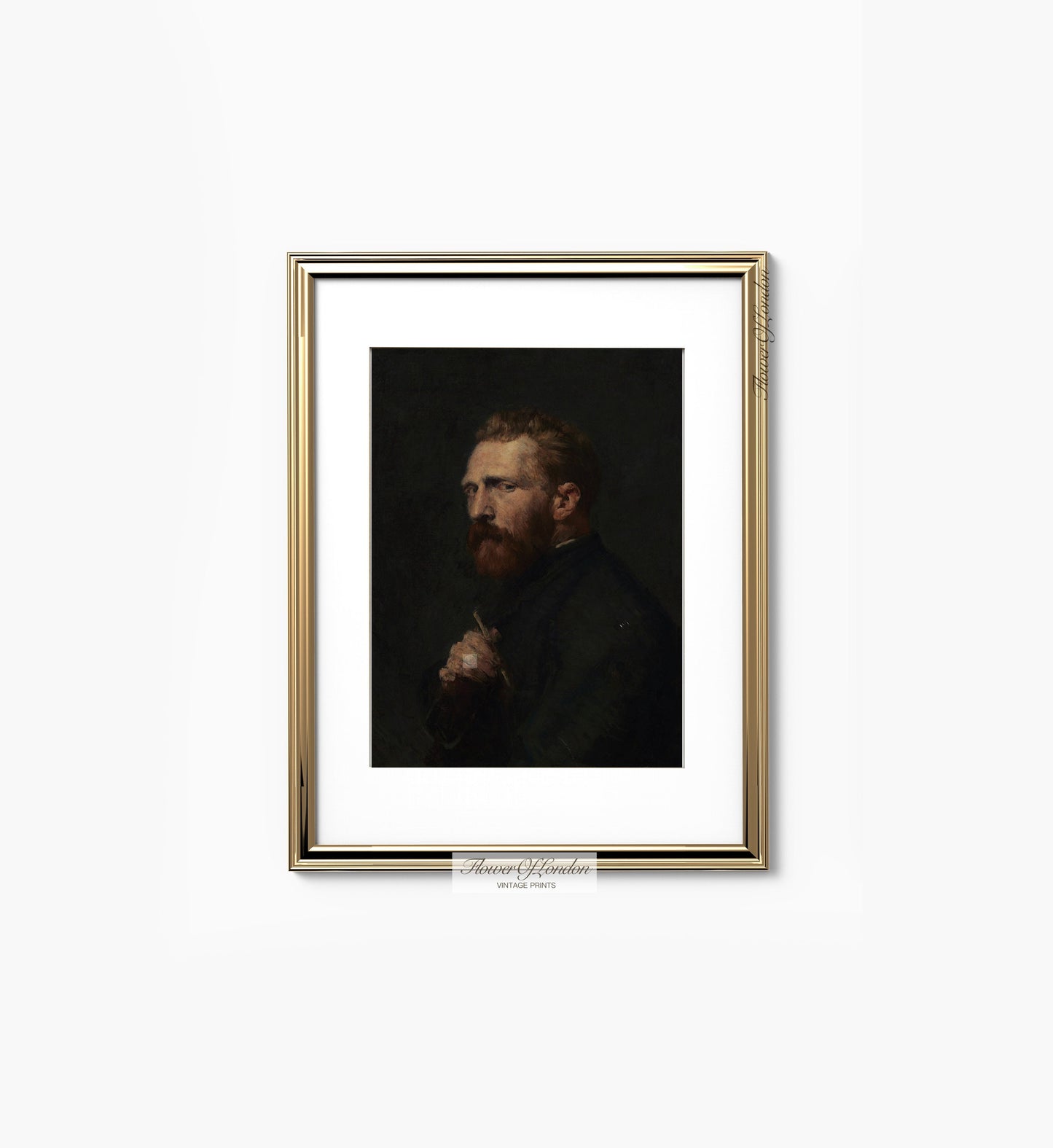 Vincent Portrait in Dark Moody Style Print #19