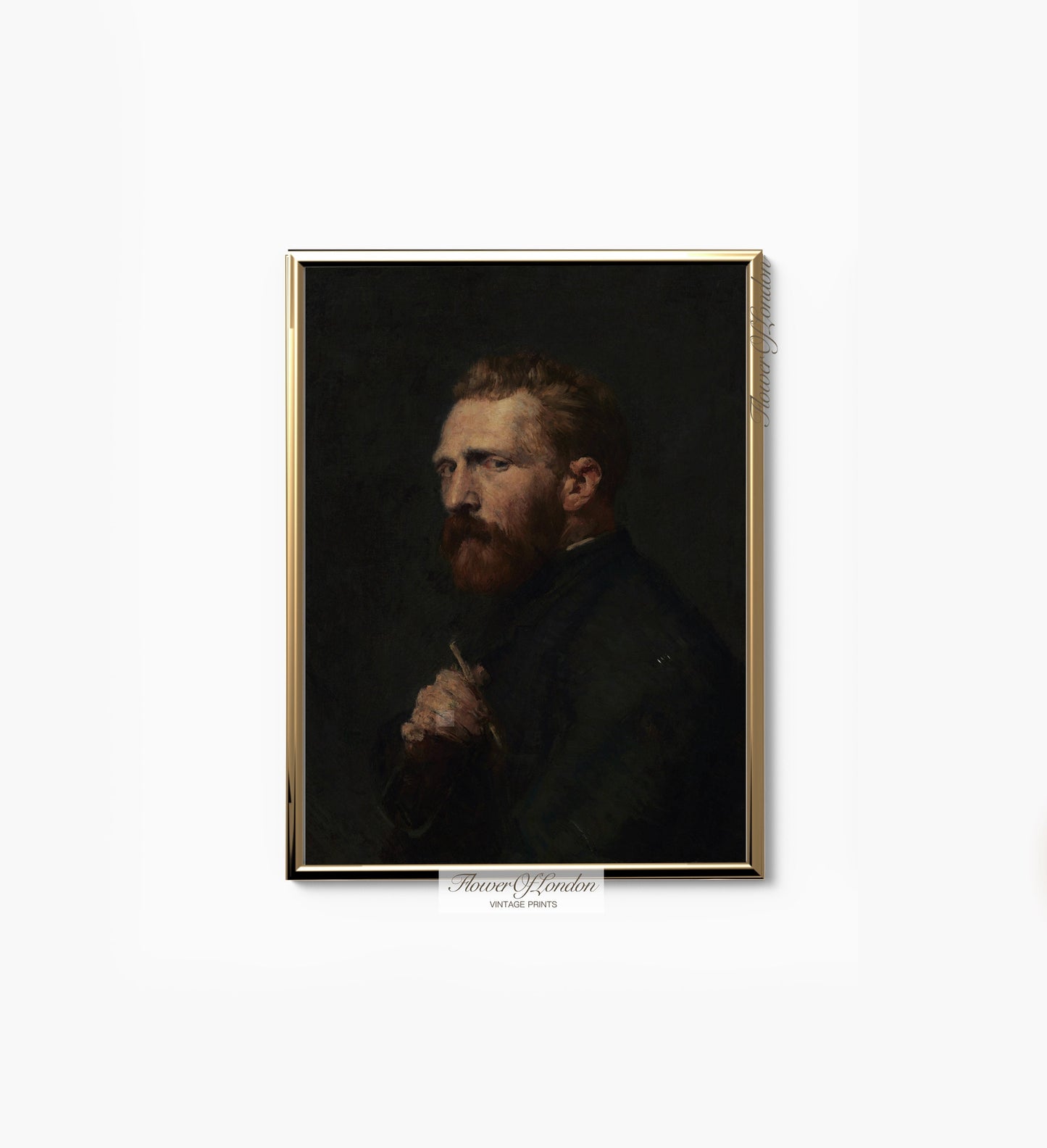 Vincent Portrait in Dark Moody Style Print #19