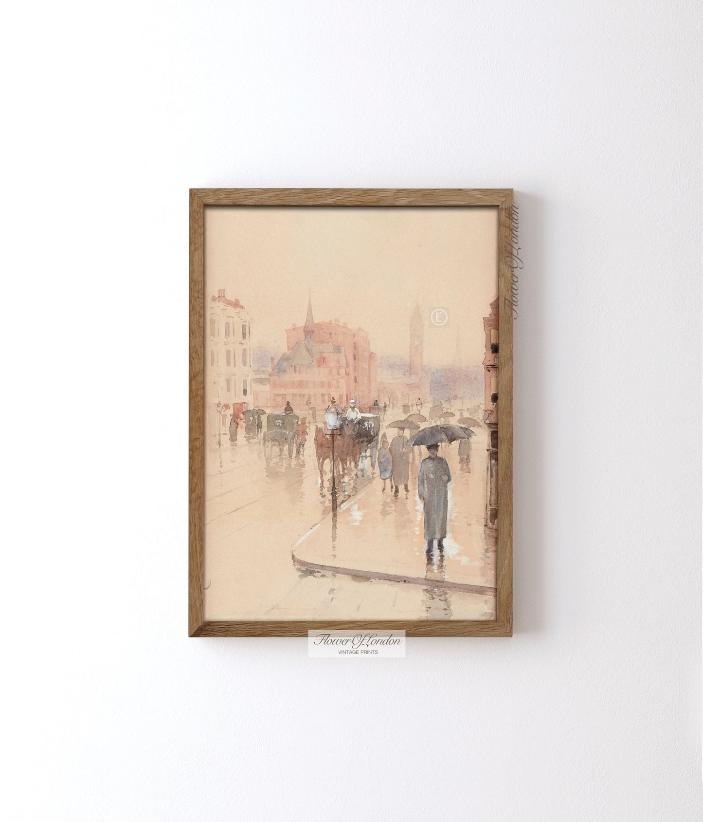 Vintage Paris Autumn Print #28