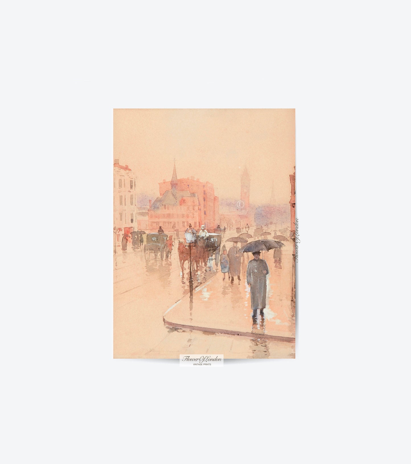 Vintage Paris Autumn Print #28