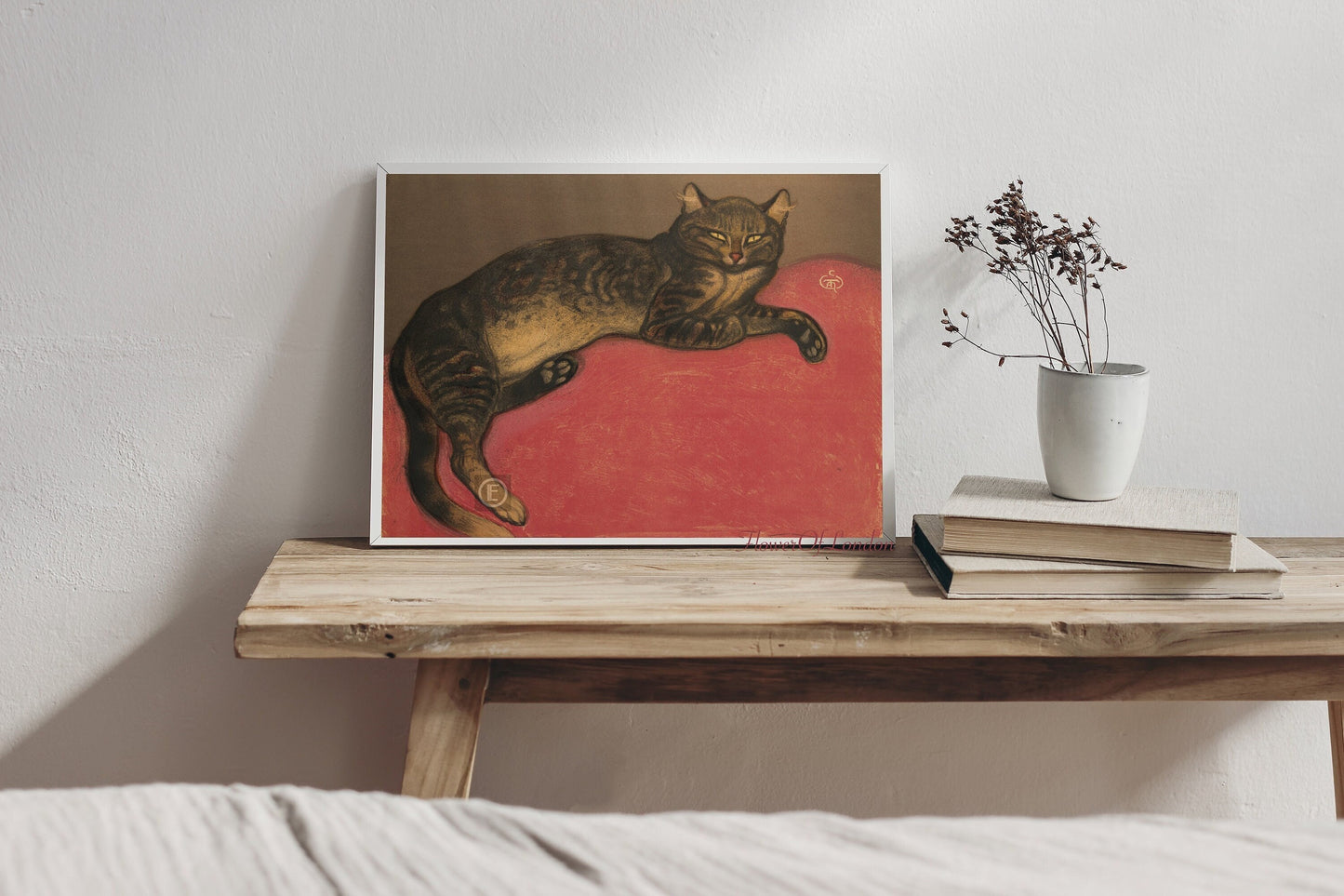 Quirky Vintage Cat Print #8