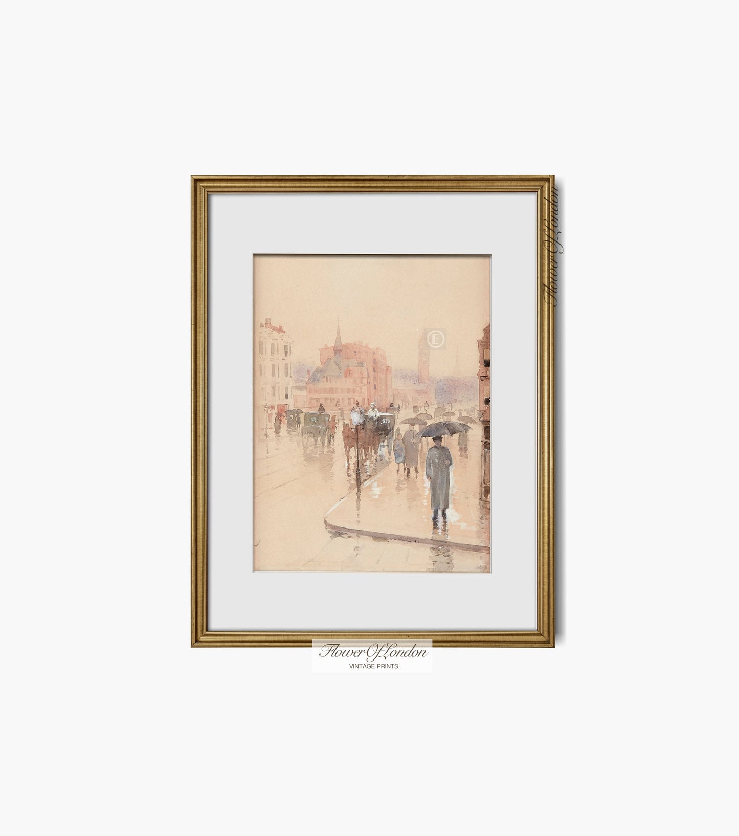 Vintage Paris Autumn Print #28