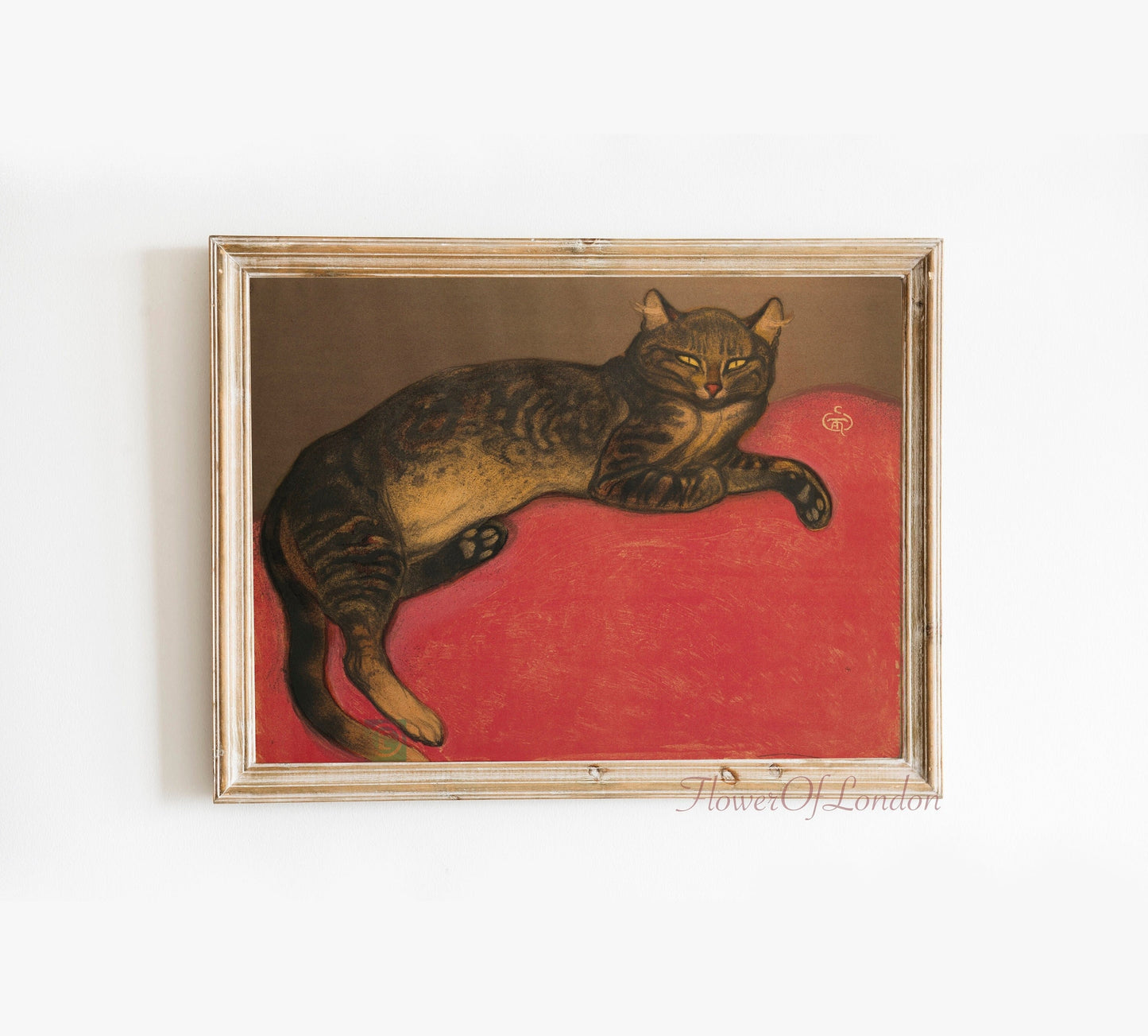 Quirky Vintage Cat Print #8